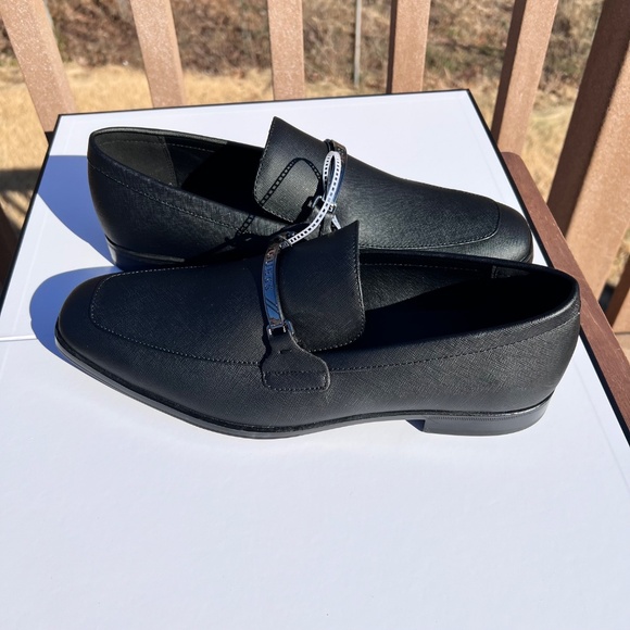 Guess Black Dress Loafers Men’s Size 12 Slip On Formal Shoes Business Casual main image 7